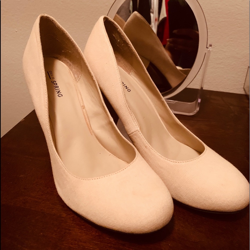 Nude heels